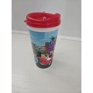 Disney‎ World Resort Parks Rapid Fill Refillable Mug Cup Lid Travel Red